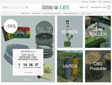 Tablet Screenshot of donaulife.com